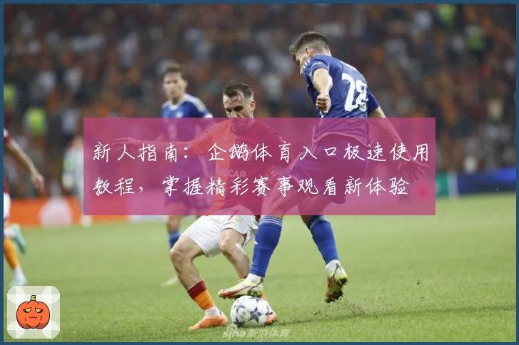新人指南：企鹅体育入口极速使用教程，掌握精彩赛事观看新体验
