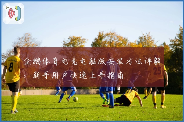 企鹅体育电竞电脑版安装方法详解，新手用户快速上手指南